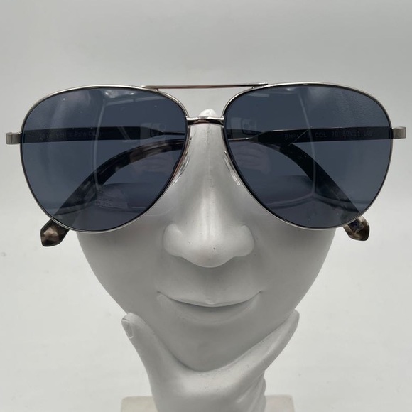 Beverly Hills Polo Cub Silver Pilot Sunglasses Frames BHPC 72 - Picture 1 of 6